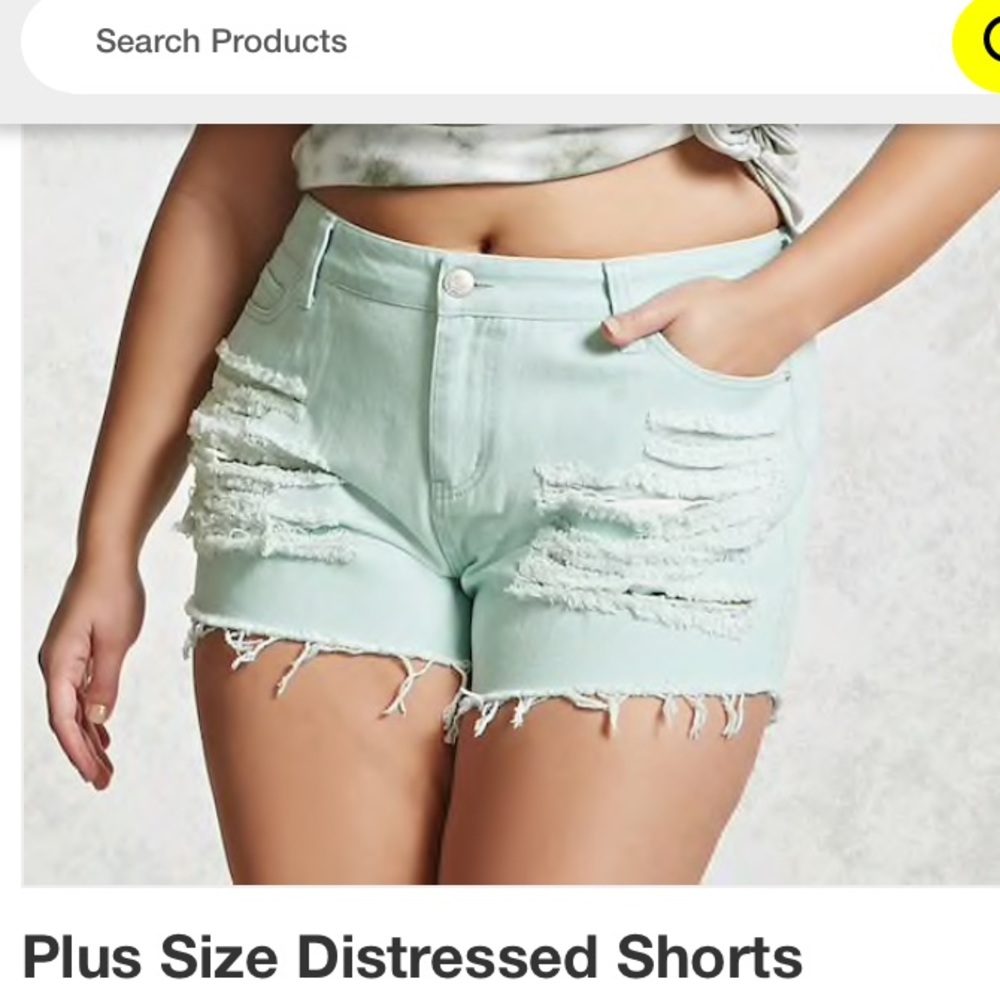 Forever 21 ripped shorts